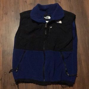 NorthFace  blue fleece vest
